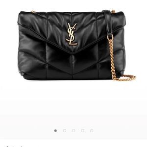 YSL LouLou toy puffer quilted crossbody Lambskin.